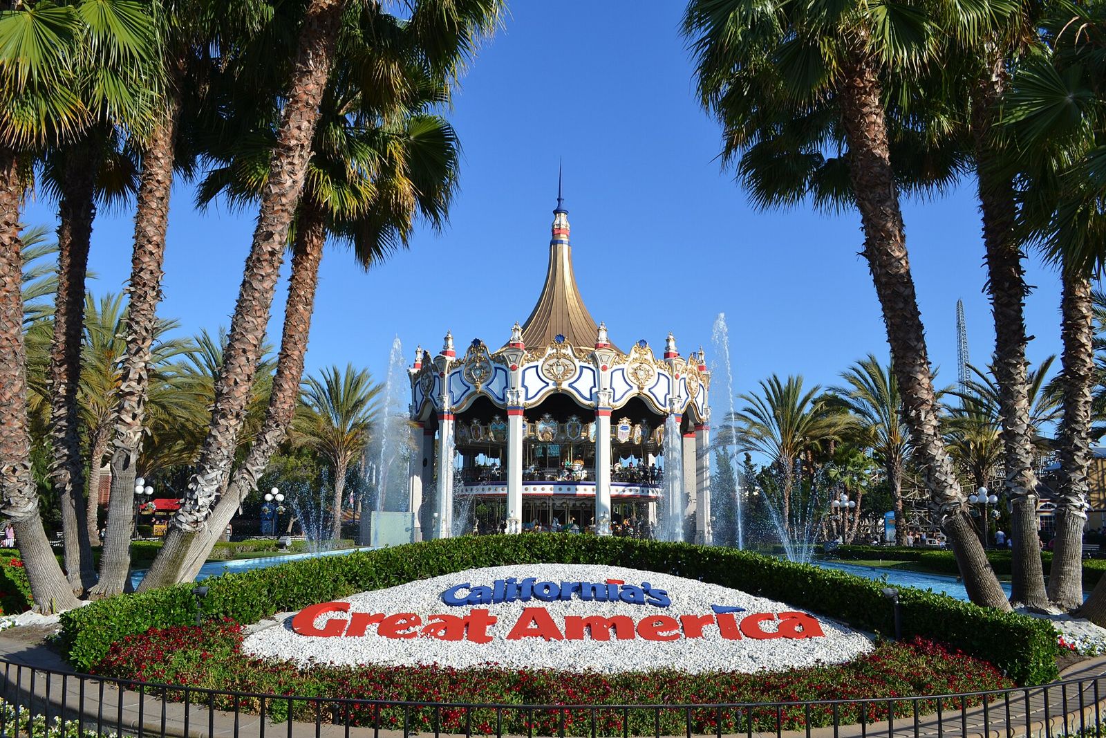 California's Great America amusement park in Santa Clara, California