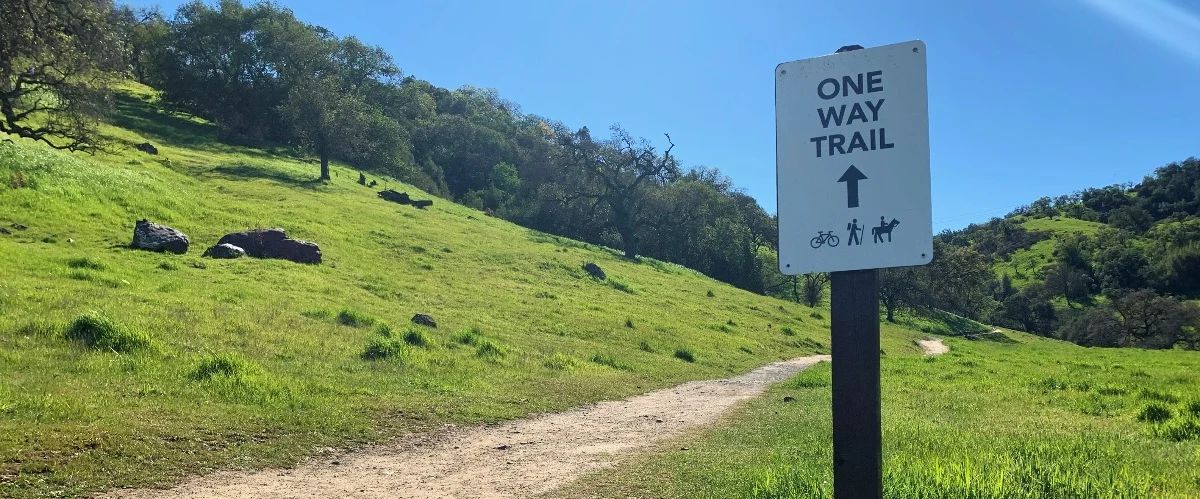 Coyote Valley Open Space Preserve grasslands near Coyote, California