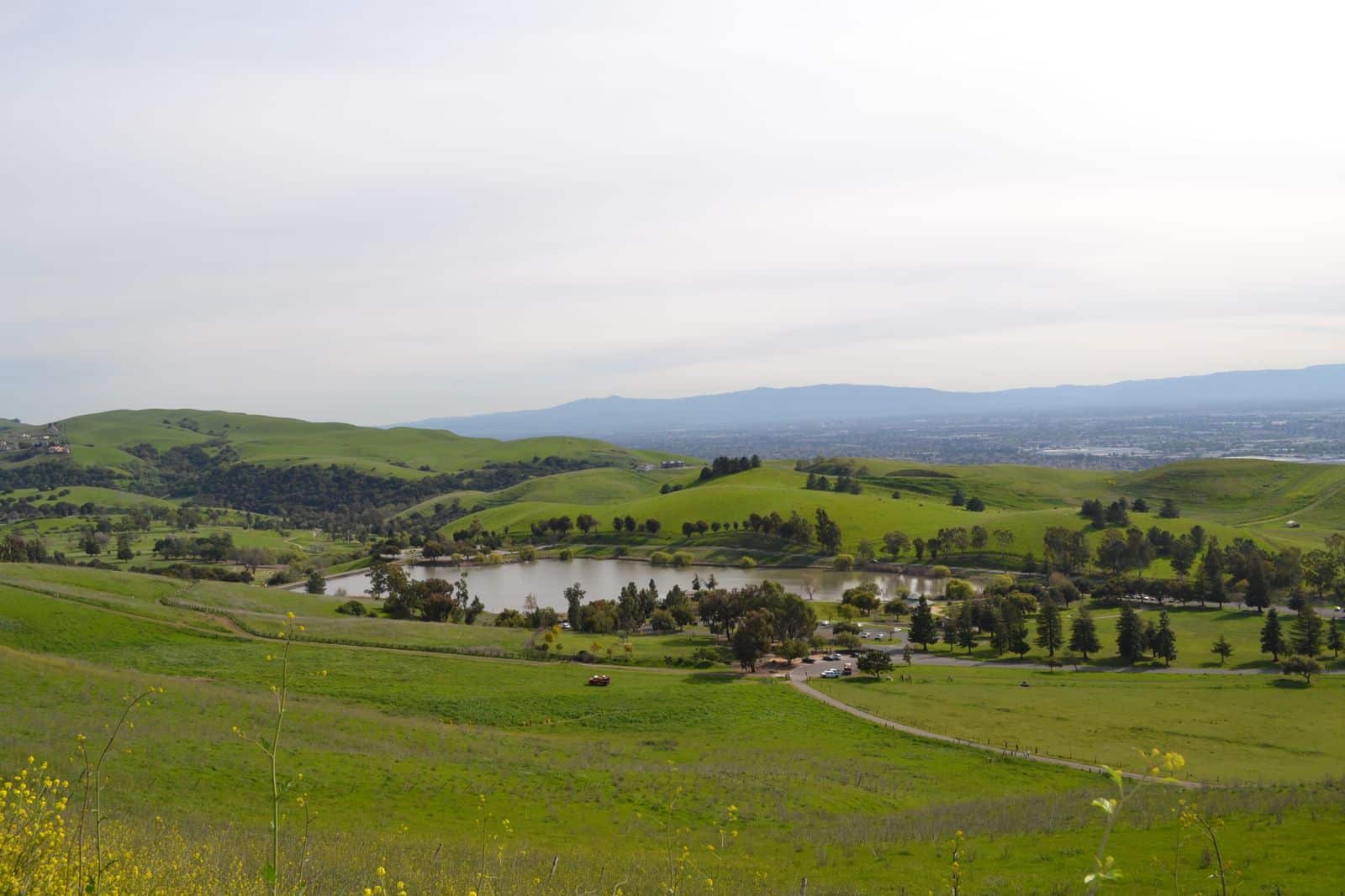 Ed R. Levin County Park hills above Milpitas, California