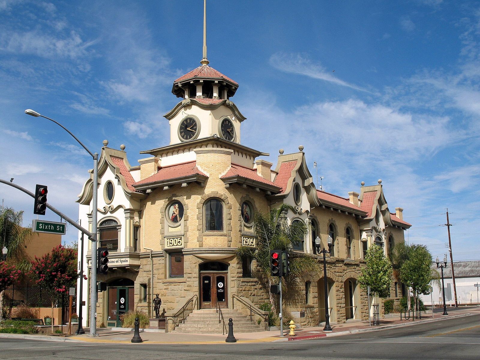 Historic Old City Hall in downtown Gilroy near the city's oldest neighborhoods