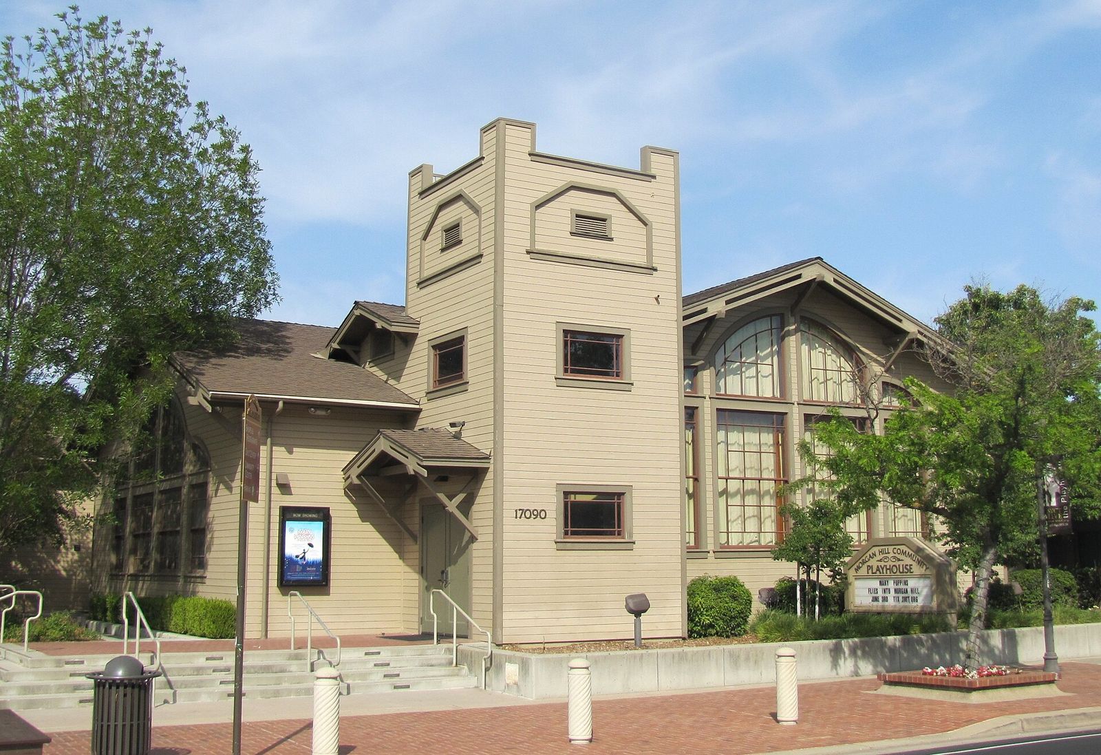 Morgan Hill Community and Cultural Center in downtown Morgan Hill, California