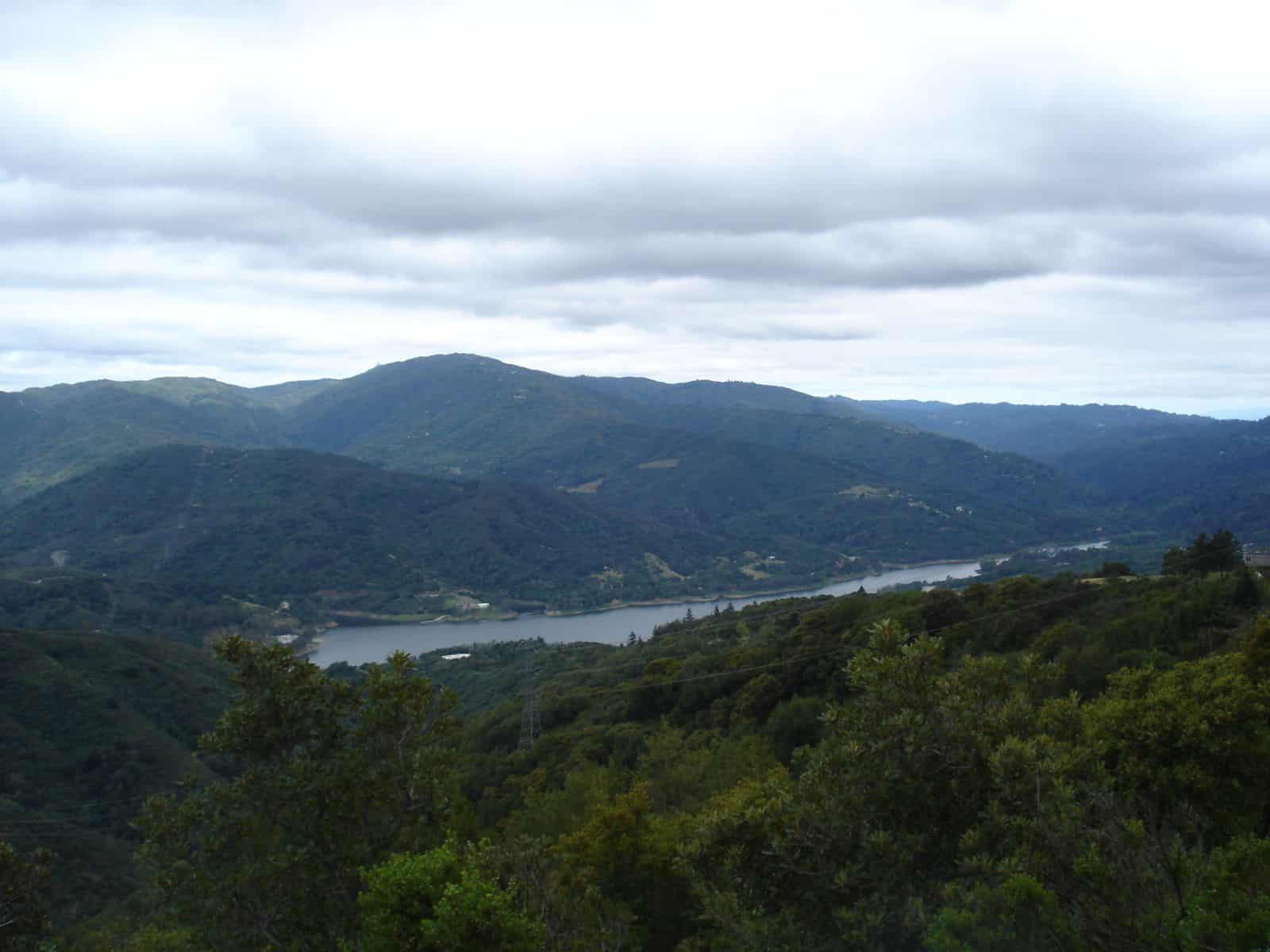 Santa Cruz Mountains foothills above Monte Sereno, California
