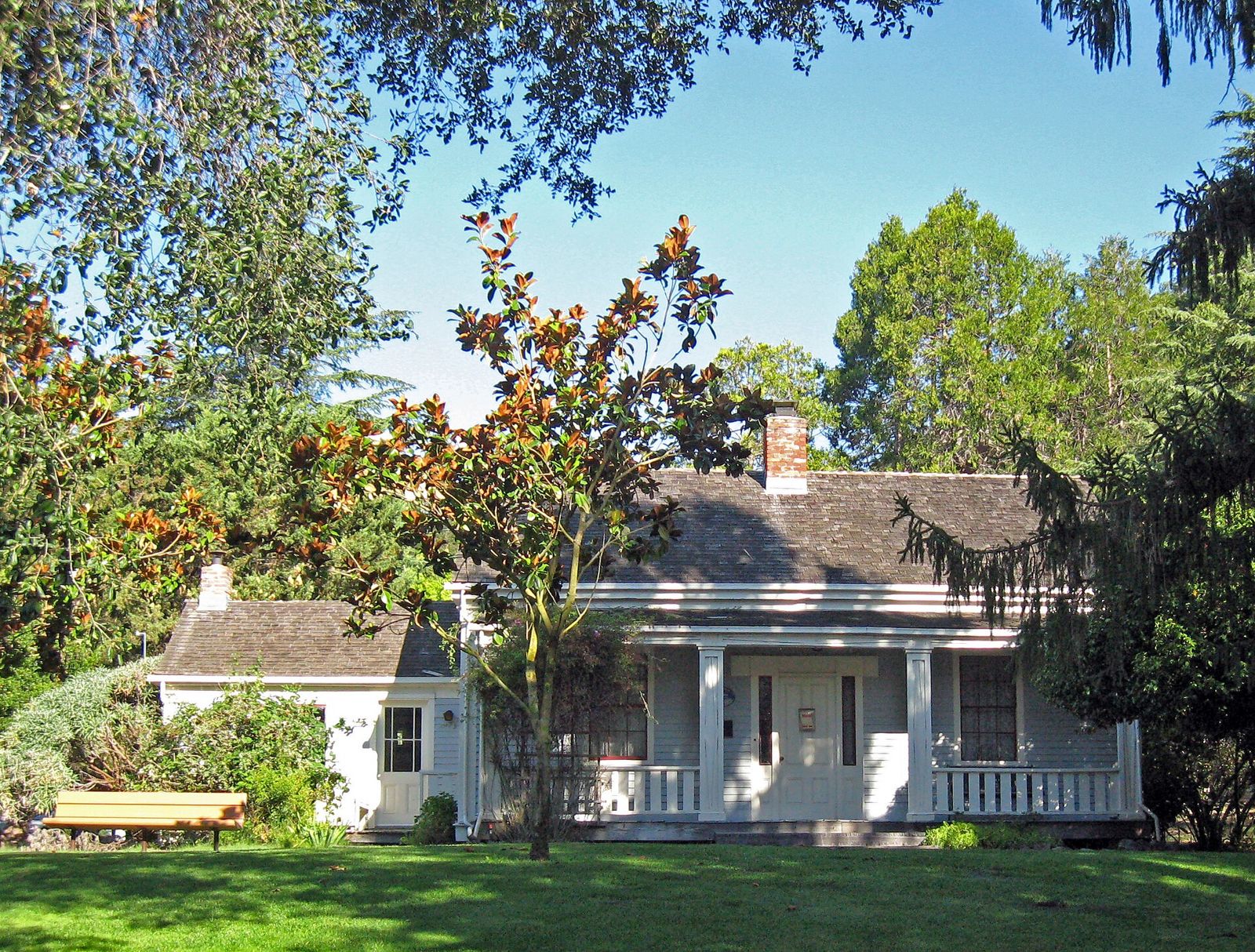 The historic Hiram Scott House in Scotts Valley, California